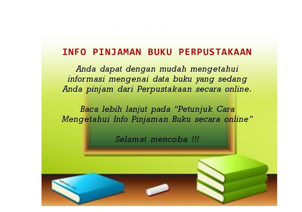 LAYANAN “Info Pinjaman Buku”