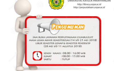 Jam Buka Layanan Perpustakaan