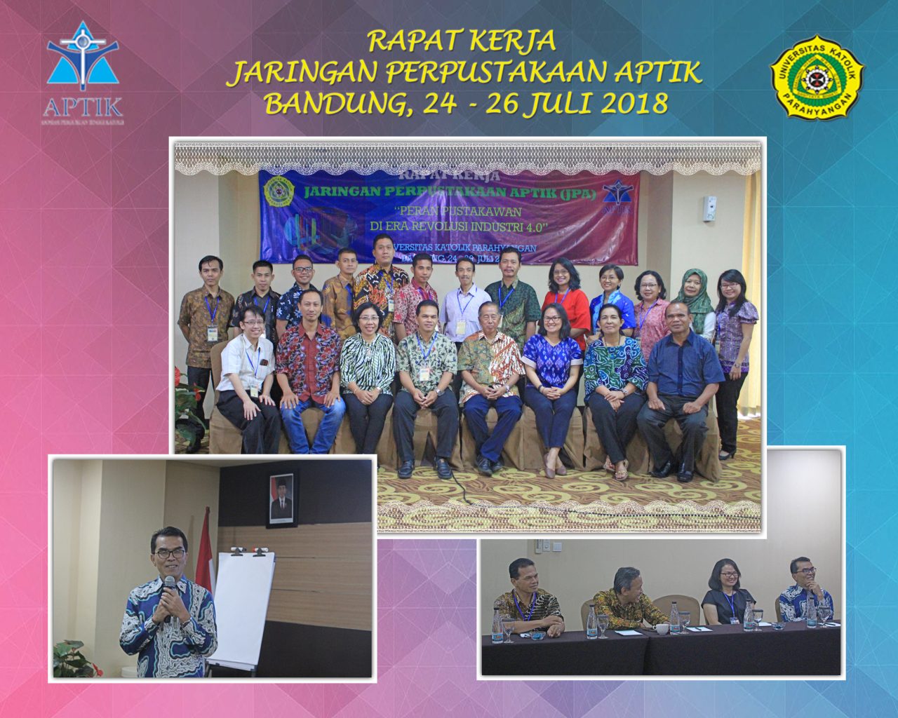 Cover-Rapat Kerja Jaringan Perpustakaan APTIK (JPA) 2018